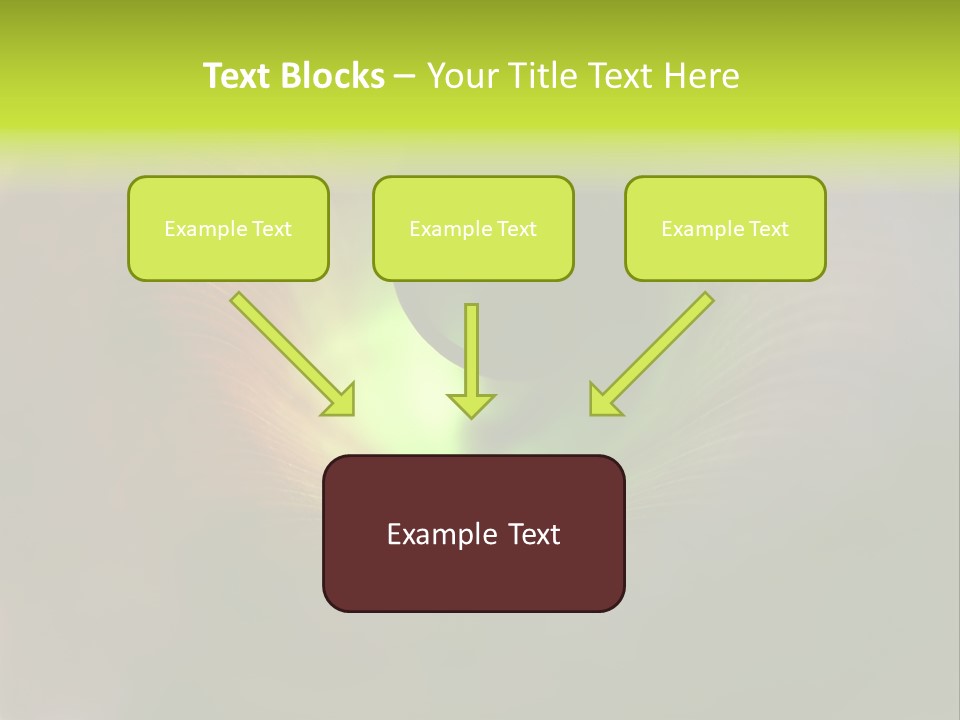 Twisted Spiral Leaf PowerPoint Template