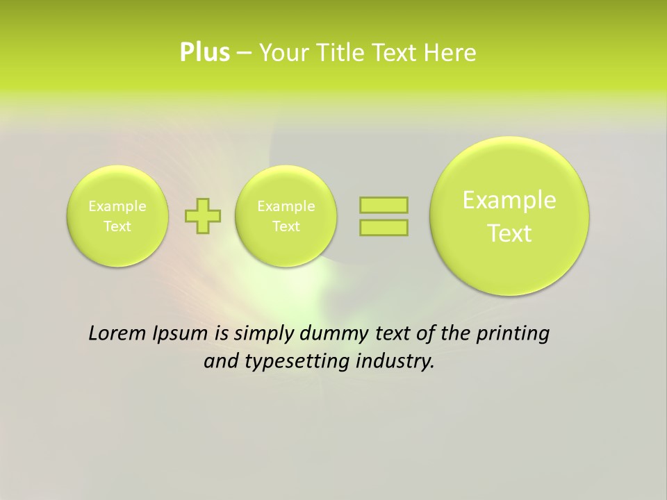 Twisted Spiral Leaf PowerPoint Template