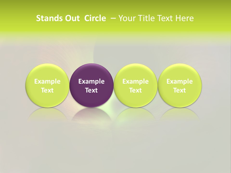 Twisted Spiral Leaf PowerPoint Template