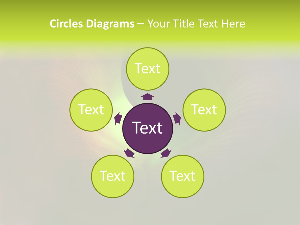 Twisted Spiral Leaf PowerPoint Template