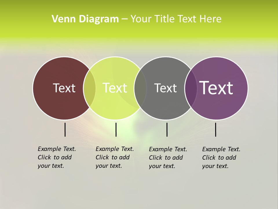 Twisted Spiral Leaf PowerPoint Template