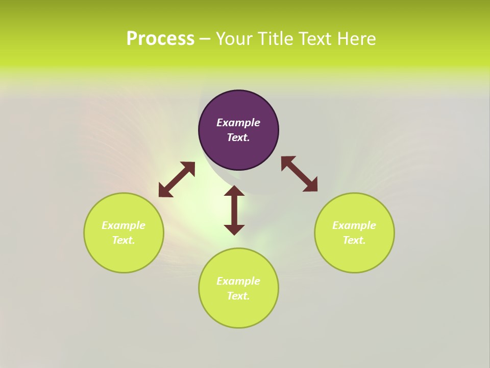 Twisted Spiral Leaf PowerPoint Template