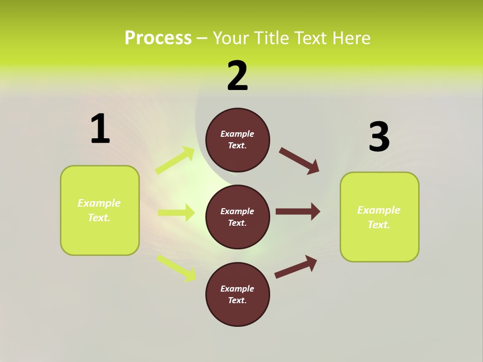 Twisted Spiral Leaf PowerPoint Template