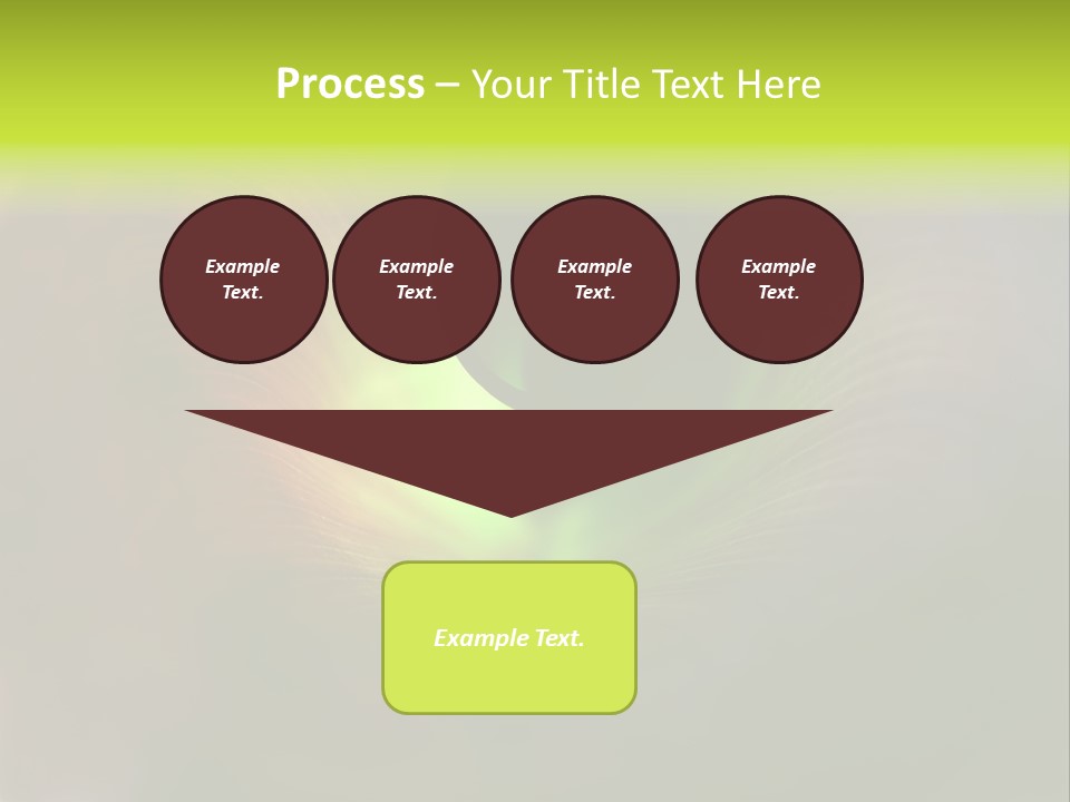 Twisted Spiral Leaf PowerPoint Template