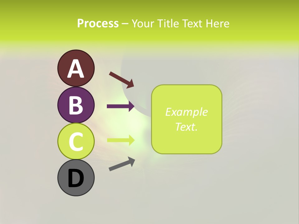 Twisted Spiral Leaf PowerPoint Template
