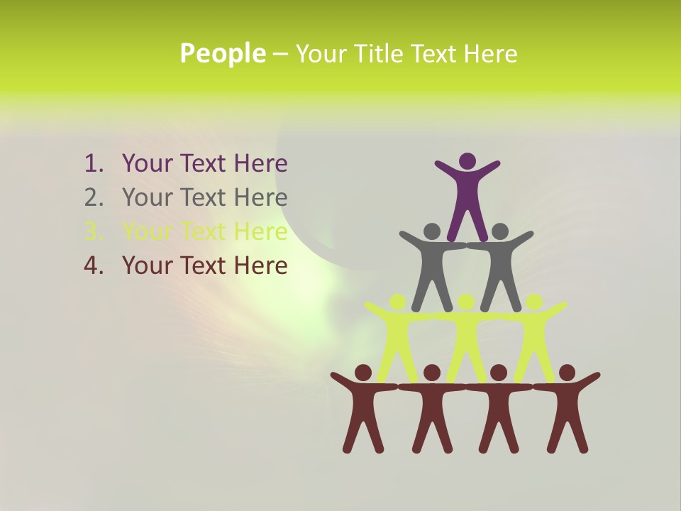 Twisted Spiral Leaf PowerPoint Template