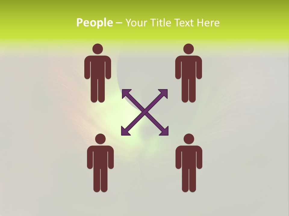 Twisted Spiral Leaf PowerPoint Template