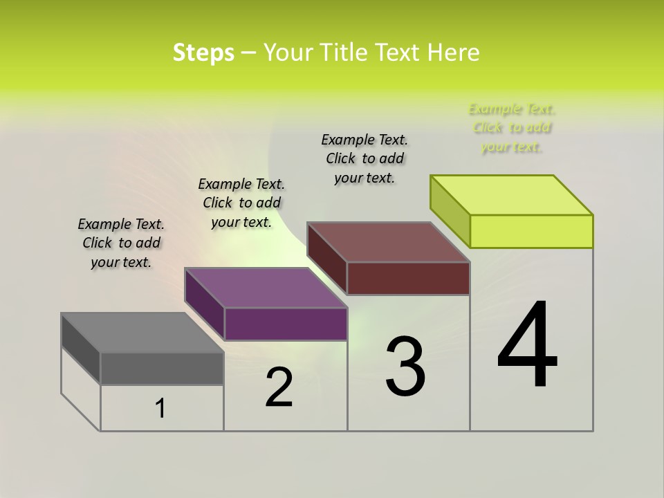 Twisted Spiral Leaf PowerPoint Template