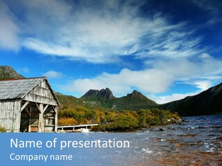 Cradle Mountain, Tasmania PowerPoint Template