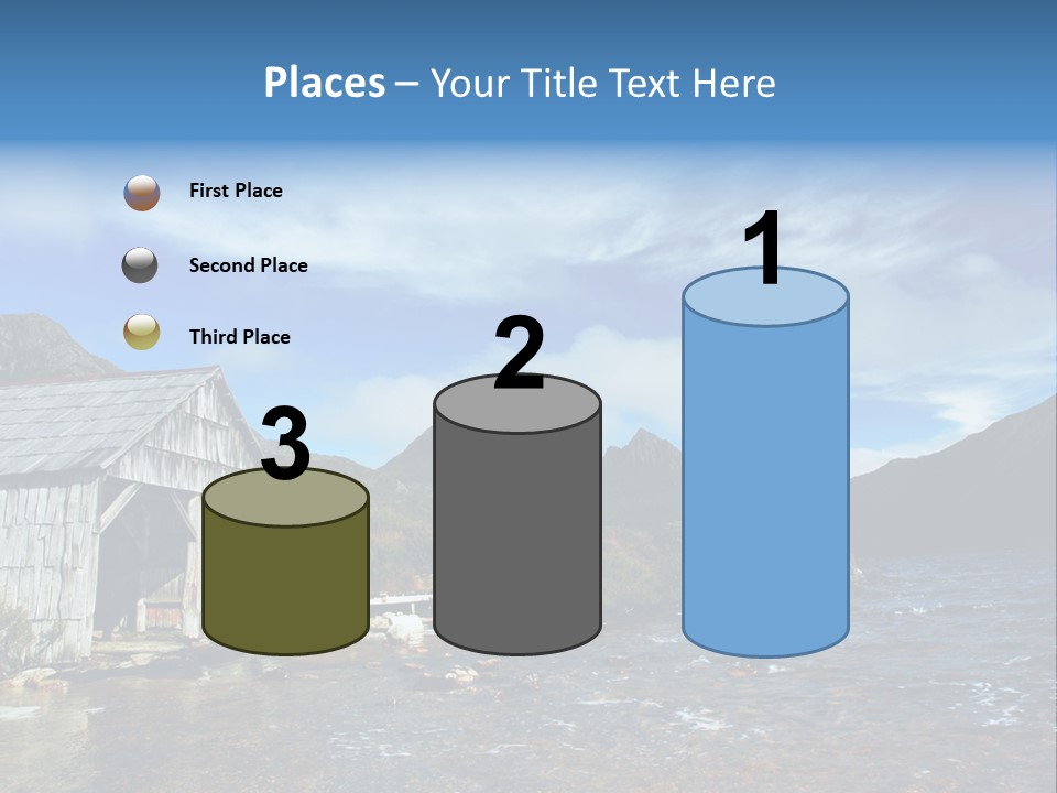 Cradle Mountain, Tasmania PowerPoint Template