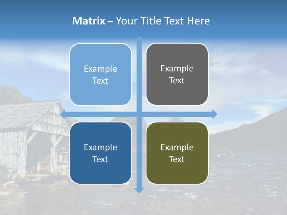 Cradle Mountain, Tasmania PowerPoint Template