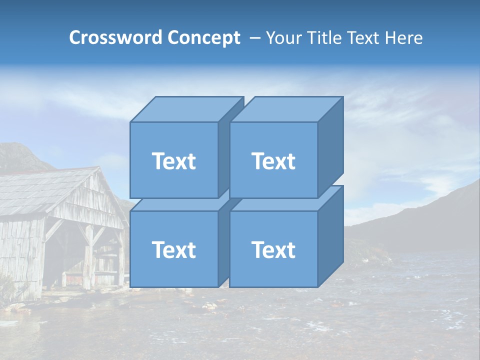 Cradle Mountain, Tasmania PowerPoint Template