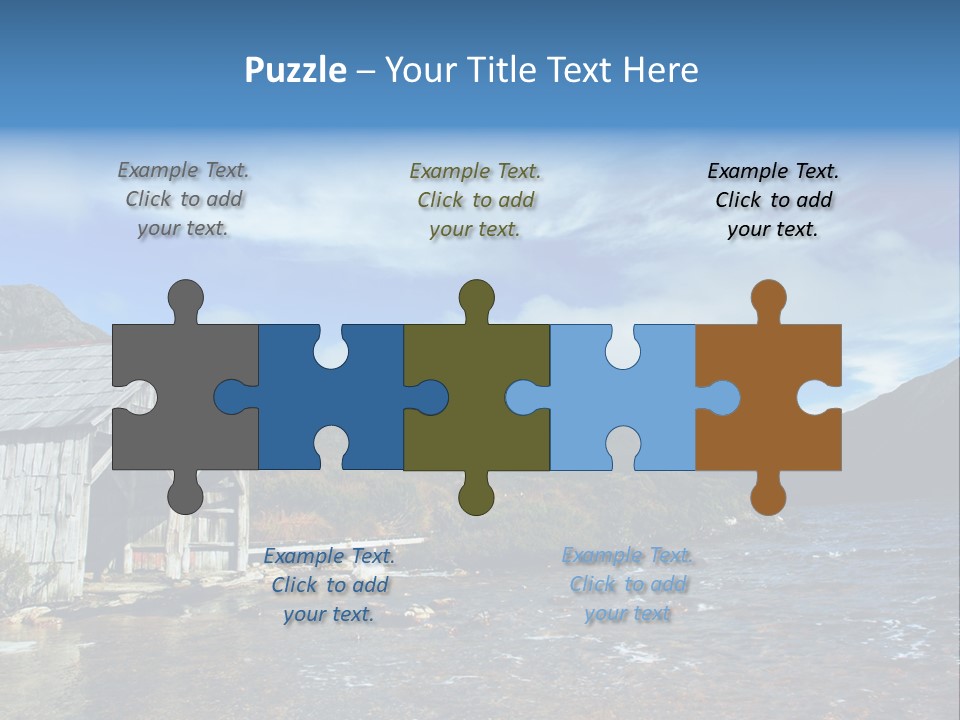 Cradle Mountain, Tasmania PowerPoint Template