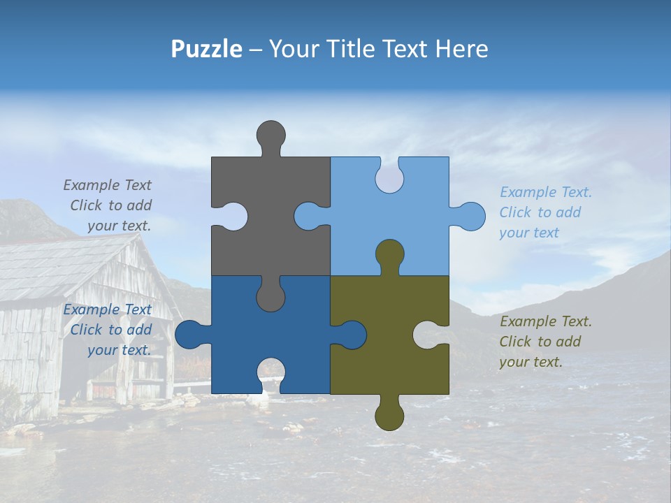 Cradle Mountain, Tasmania PowerPoint Template