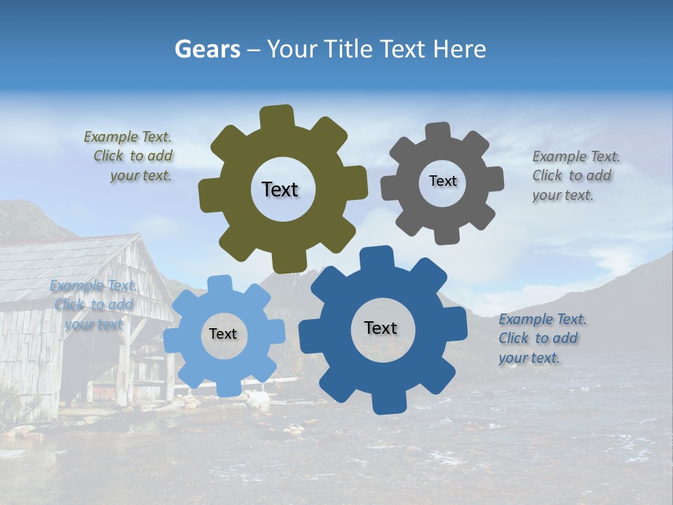 Cradle Mountain, Tasmania PowerPoint Template