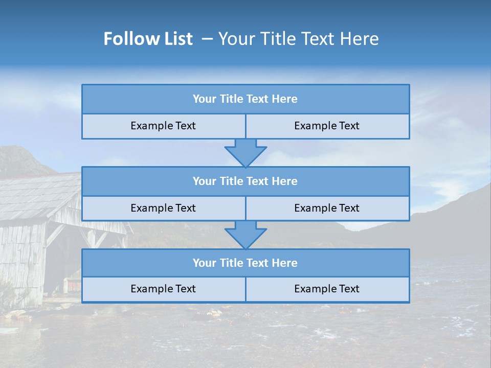 Cradle Mountain, Tasmania PowerPoint Template