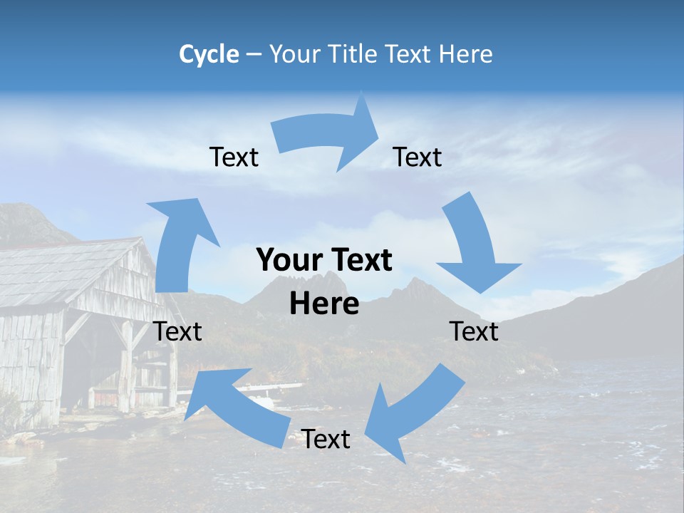 Cradle Mountain, Tasmania PowerPoint Template