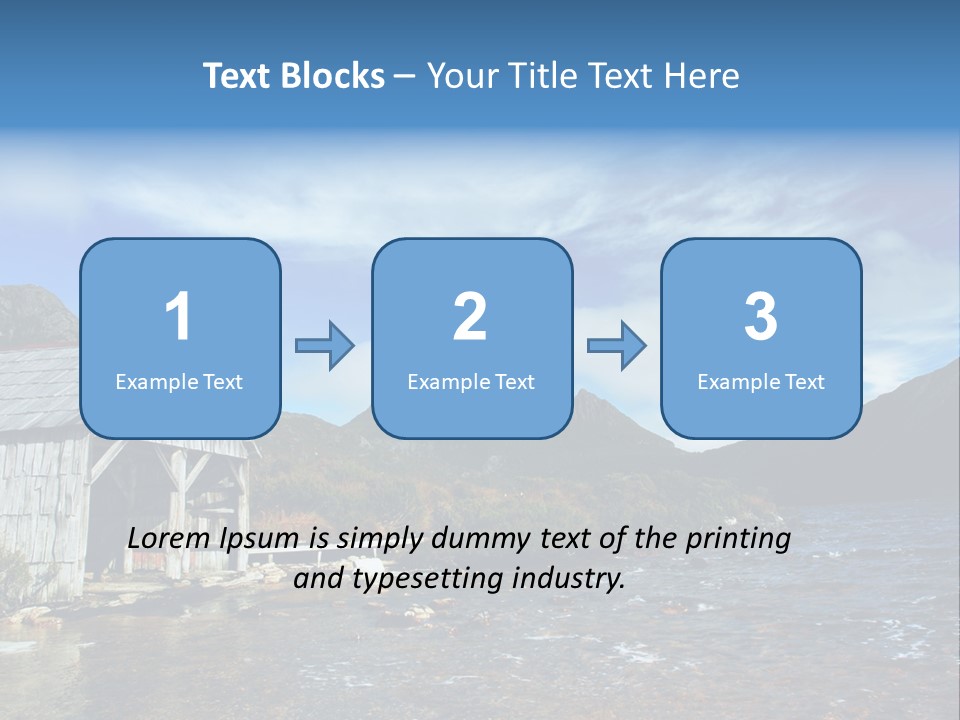 Cradle Mountain, Tasmania PowerPoint Template