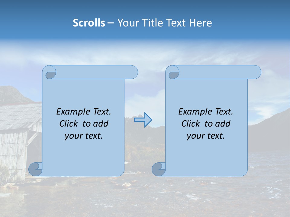 Cradle Mountain, Tasmania PowerPoint Template