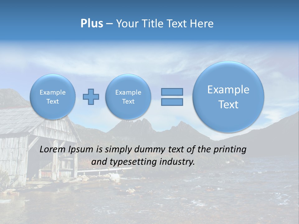 Cradle Mountain, Tasmania PowerPoint Template
