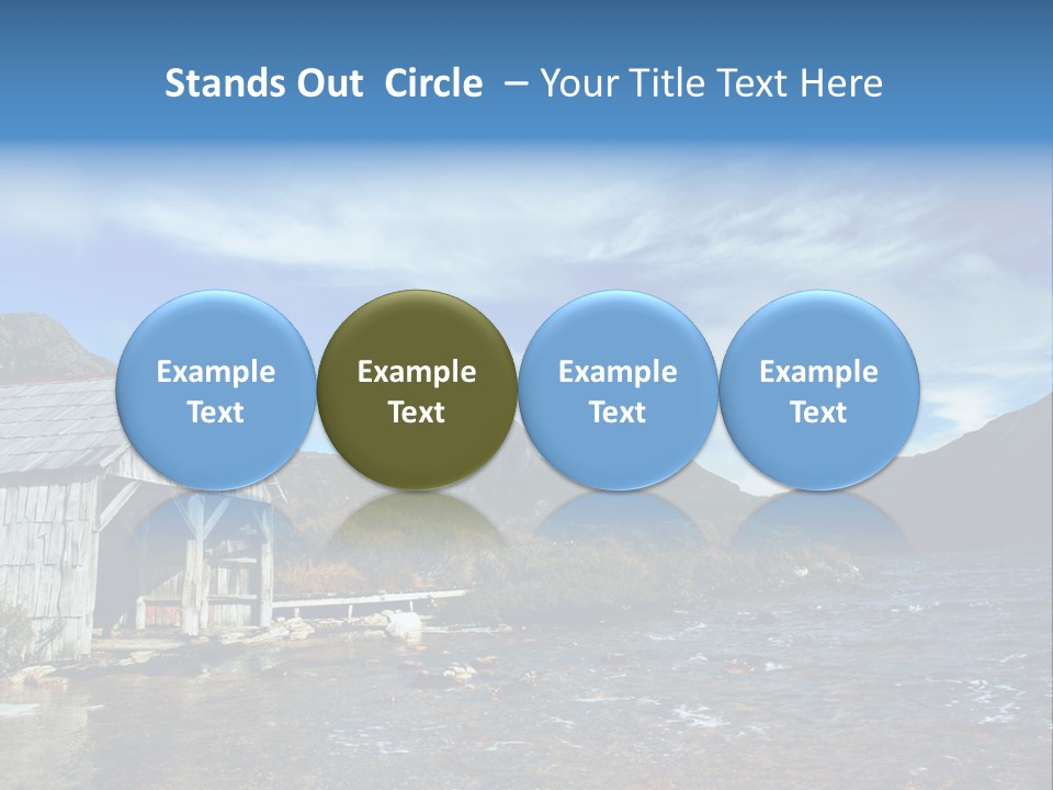 Cradle Mountain, Tasmania PowerPoint Template
