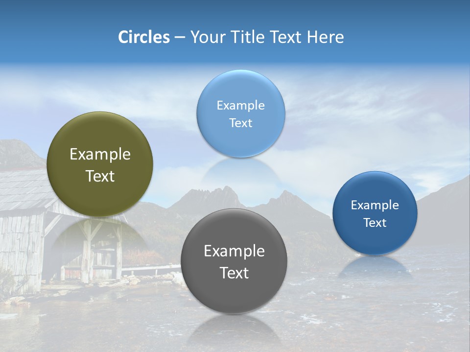 Cradle Mountain, Tasmania PowerPoint Template
