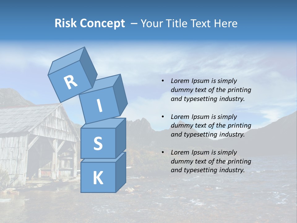 Cradle Mountain, Tasmania PowerPoint Template