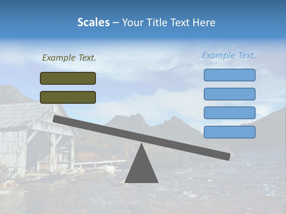 Cradle Mountain, Tasmania PowerPoint Template