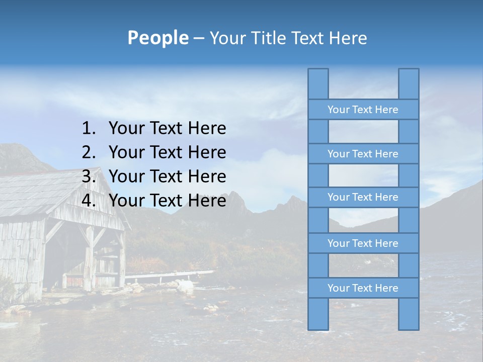 Cradle Mountain, Tasmania PowerPoint Template
