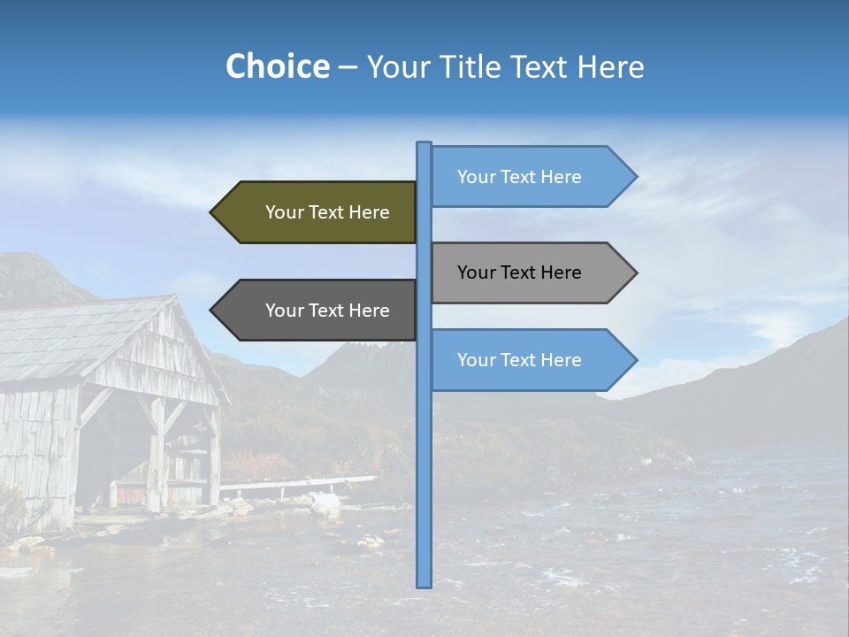 Cradle Mountain, Tasmania PowerPoint Template