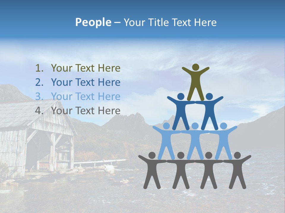 Cradle Mountain, Tasmania PowerPoint Template