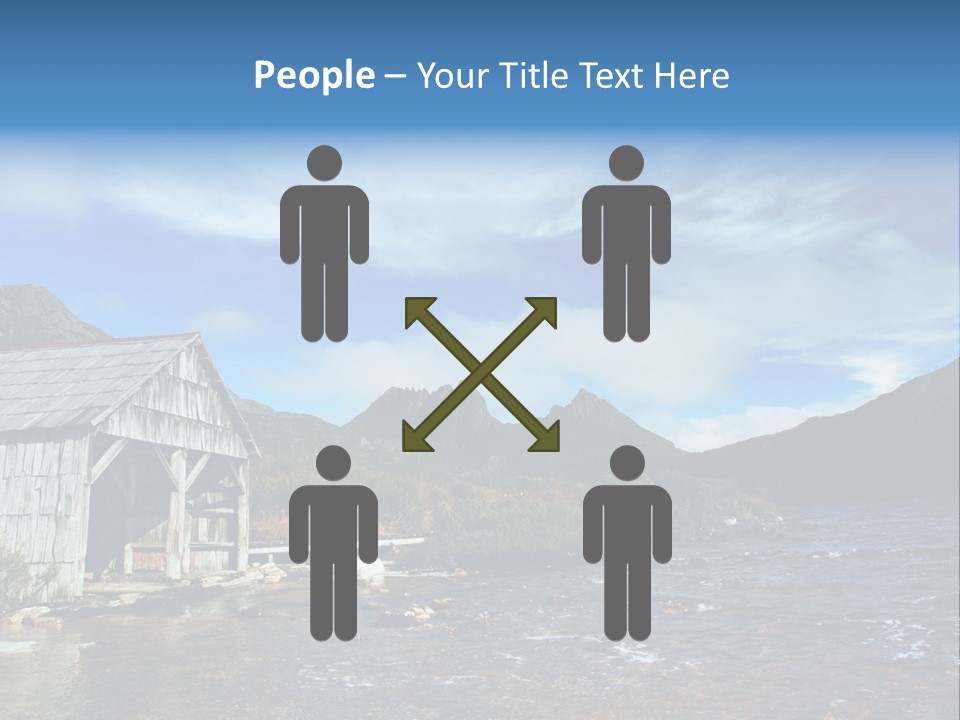 Cradle Mountain, Tasmania PowerPoint Template