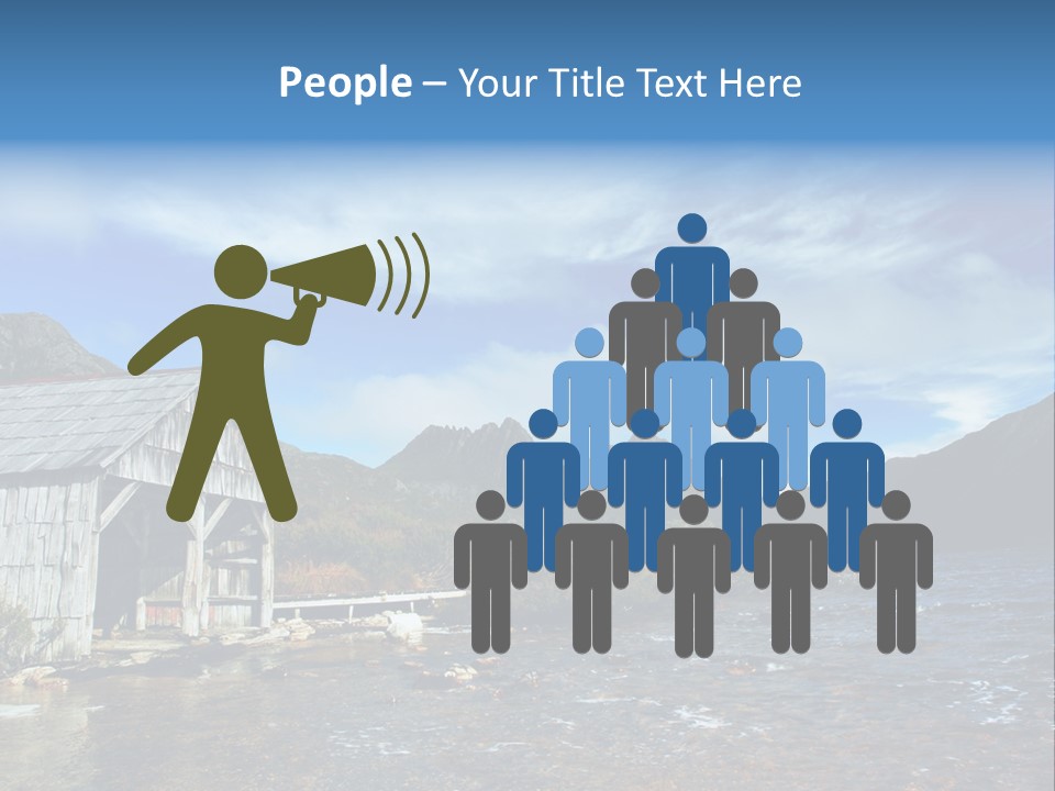 Cradle Mountain, Tasmania PowerPoint Template