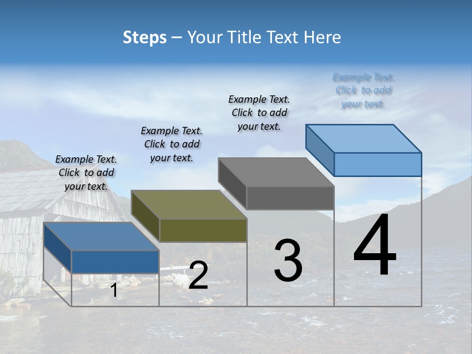 Cradle Mountain, Tasmania PowerPoint Template