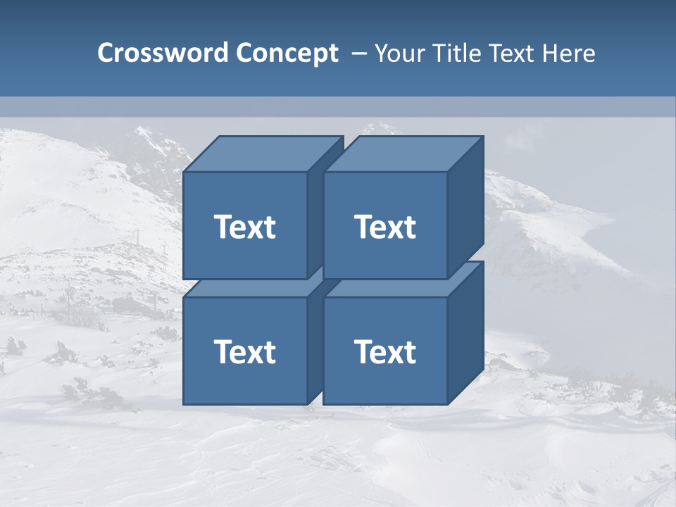 Skalnate Pleso And Lomnicky Stit PowerPoint Template