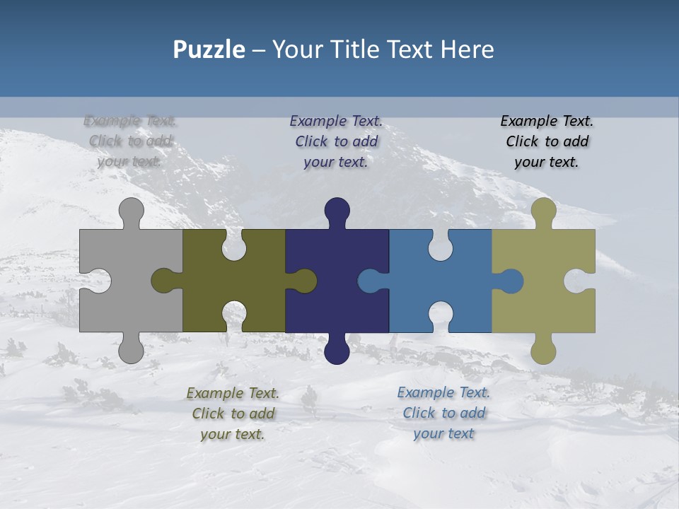 Skalnate Pleso And Lomnicky Stit PowerPoint Template