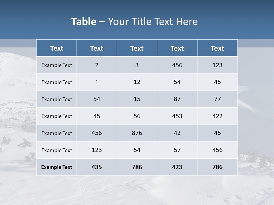 Skalnate Pleso And Lomnicky Stit PowerPoint Template