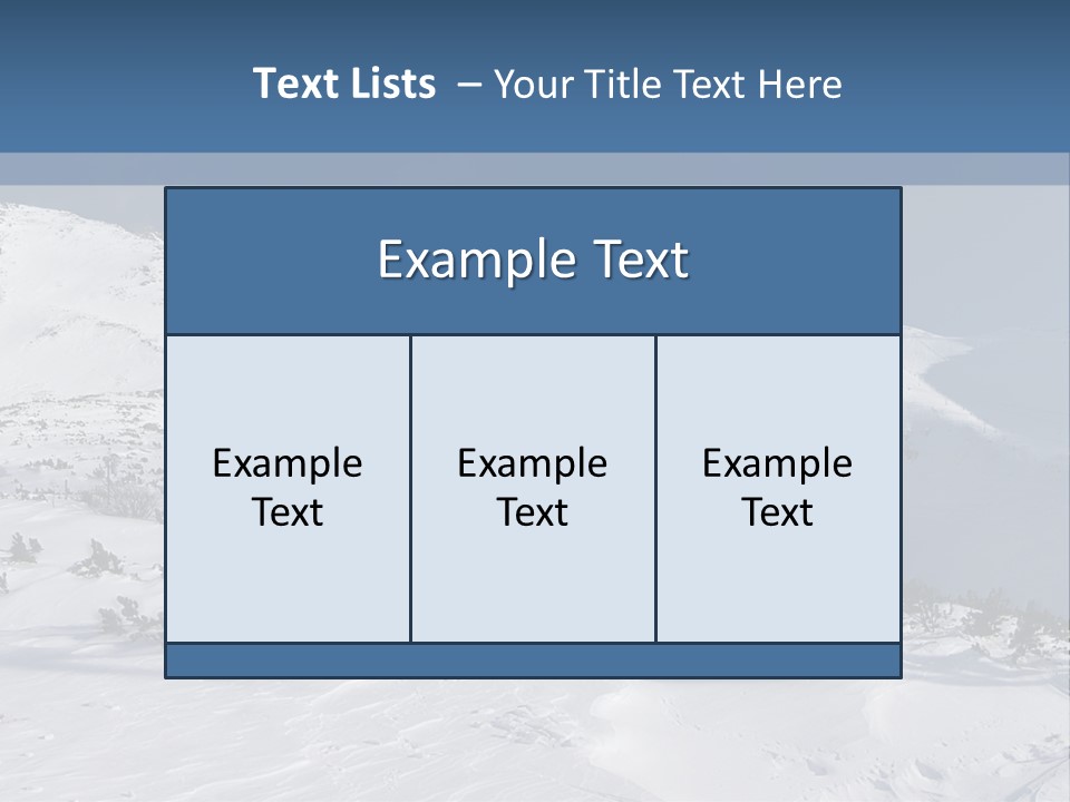 Skalnate Pleso And Lomnicky Stit PowerPoint Template