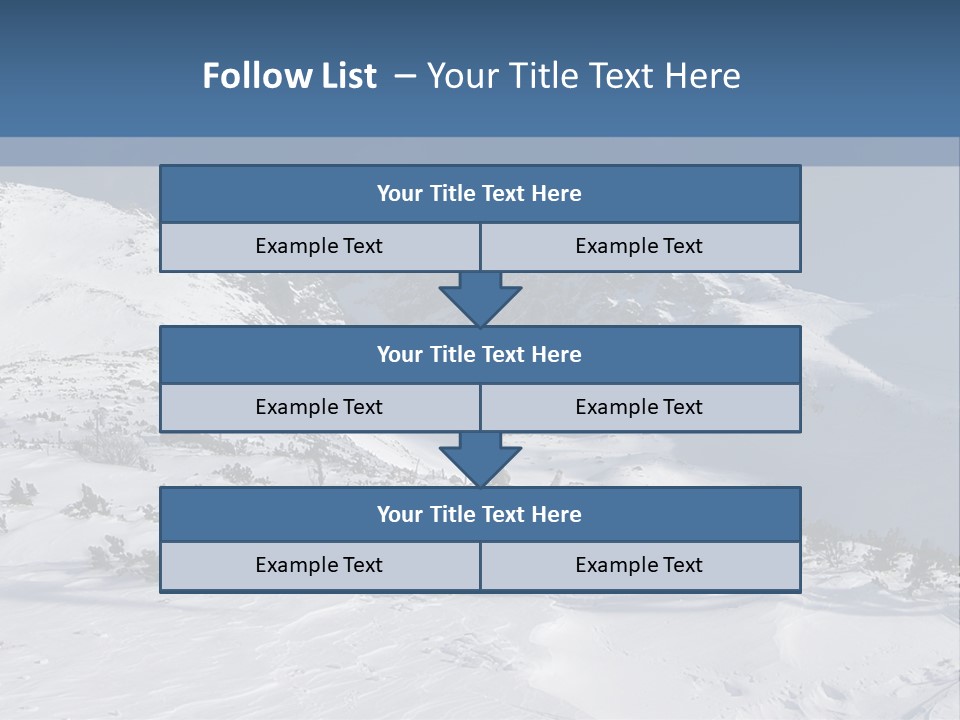 Skalnate Pleso And Lomnicky Stit PowerPoint Template