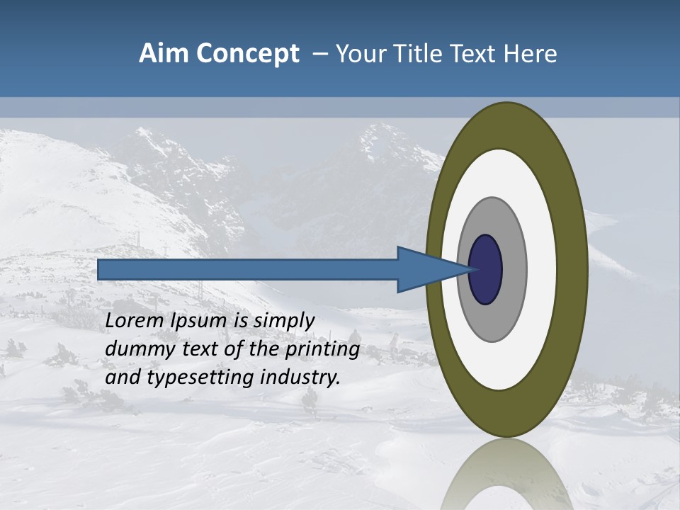 Skalnate Pleso And Lomnicky Stit PowerPoint Template