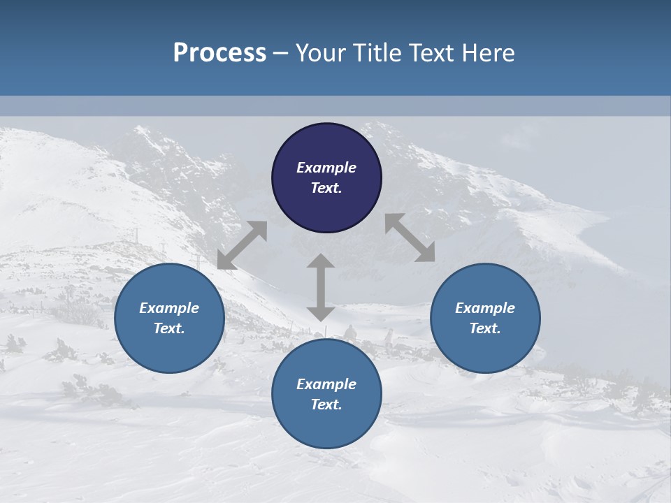 Skalnate Pleso And Lomnicky Stit PowerPoint Template