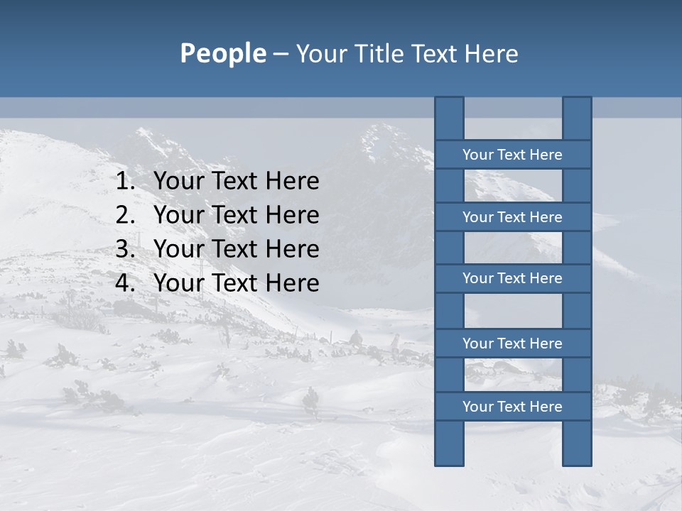 Skalnate Pleso And Lomnicky Stit PowerPoint Template