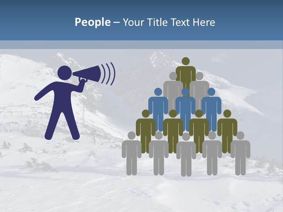 Skalnate Pleso And Lomnicky Stit PowerPoint Template