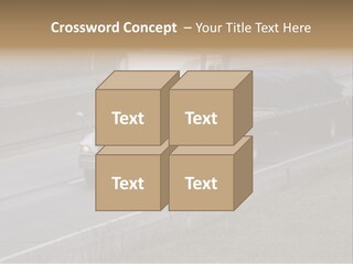 Semi Truck On The High Way With Space For Copy PowerPoint Template