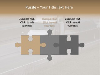 Semi Truck On The High Way With Space For Copy PowerPoint Template