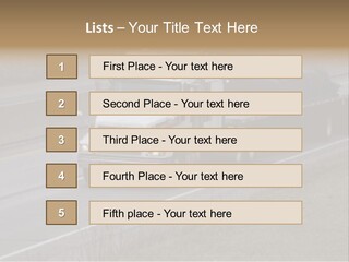Semi Truck On The High Way With Space For Copy PowerPoint Template