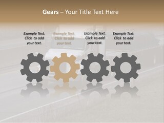 Semi Truck On The High Way With Space For Copy PowerPoint Template