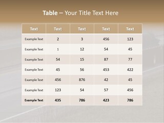 Semi Truck On The High Way With Space For Copy PowerPoint Template