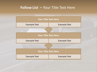 Semi Truck On The High Way With Space For Copy PowerPoint Template