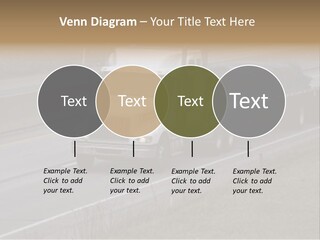 Semi Truck On The High Way With Space For Copy PowerPoint Template